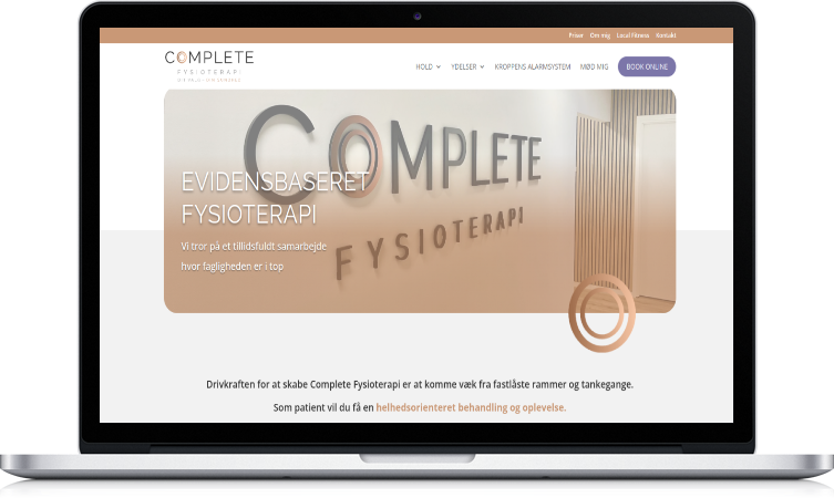 mockup af complete fysioterapi